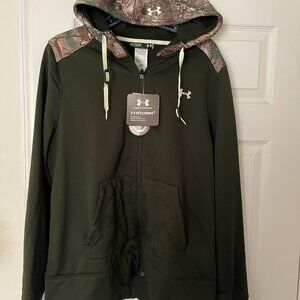 Under Armour Women's Storm XL Raintree Full Zip NWT